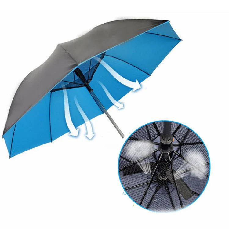 Fan Umbrella مظلة بمروحة مدمجة 🌂