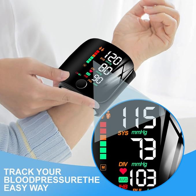 Wrist Electronic Sphygmomanometer | جهاز قياس ضغط المعصم الذكي