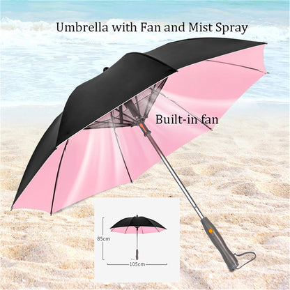 Fan Umbrella مظلة بمروحة مدمجة 🌂
