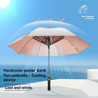 Fan Umbrella مظلة بمروحة مدمجة 🌂