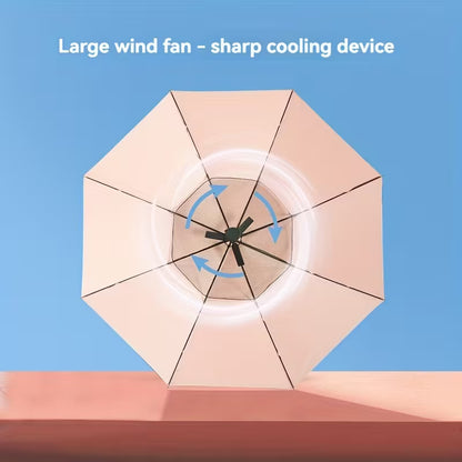 Fan Umbrella مظلة بمروحة مدمجة 🌂