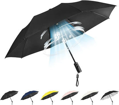 Fan Umbrella مظلة بمروحة مدمجة 🌂