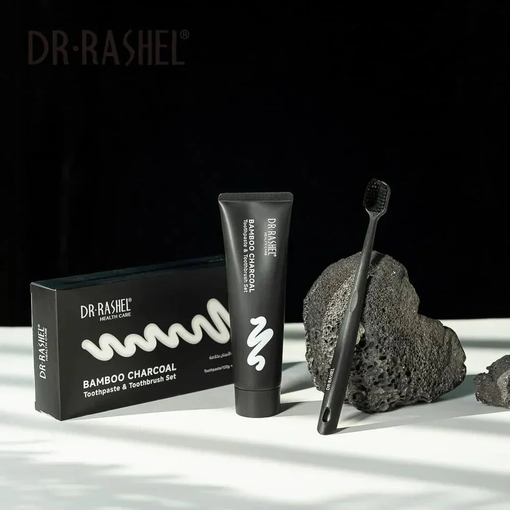 Charcoal Tooth Set – Fresh Smile | عناية فموية متكاملة
